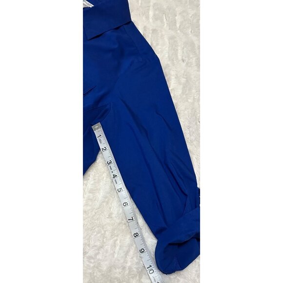 Croft & Barrow Stretch Blue Blouse Cotton Polyester Blend Women's Size SMALL - Picture 7 of 14